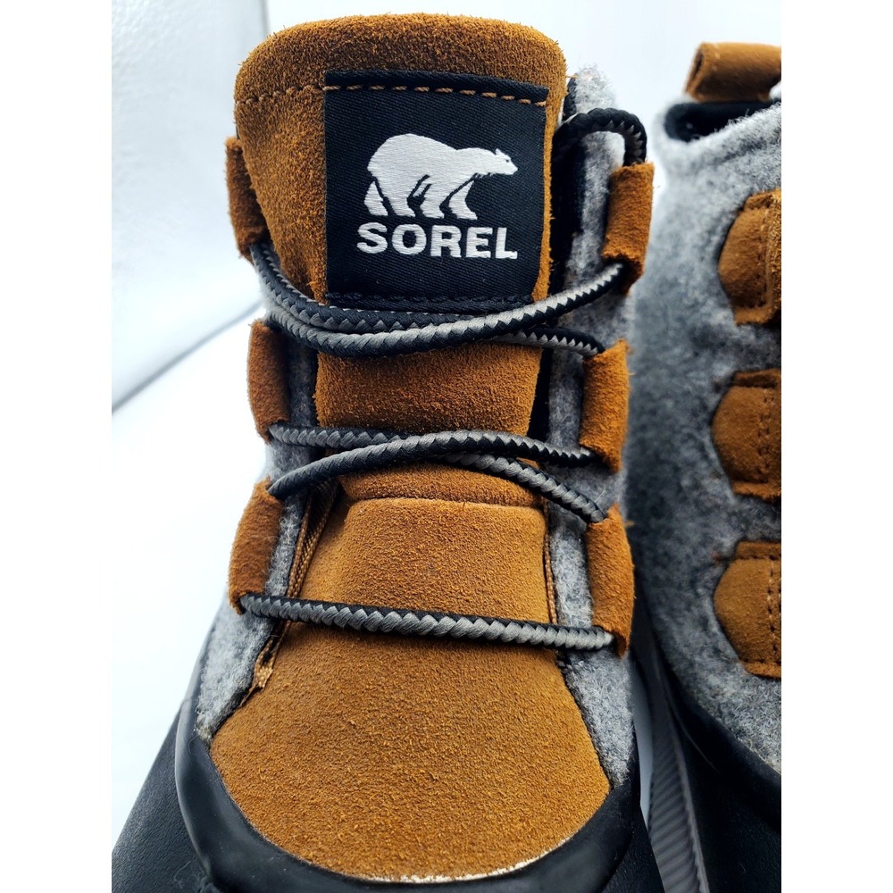 Sorel Out N About III Classic Waterproof Boots - Grey/Tan - Size 8.5 - Like New! - Picture 4 of 12